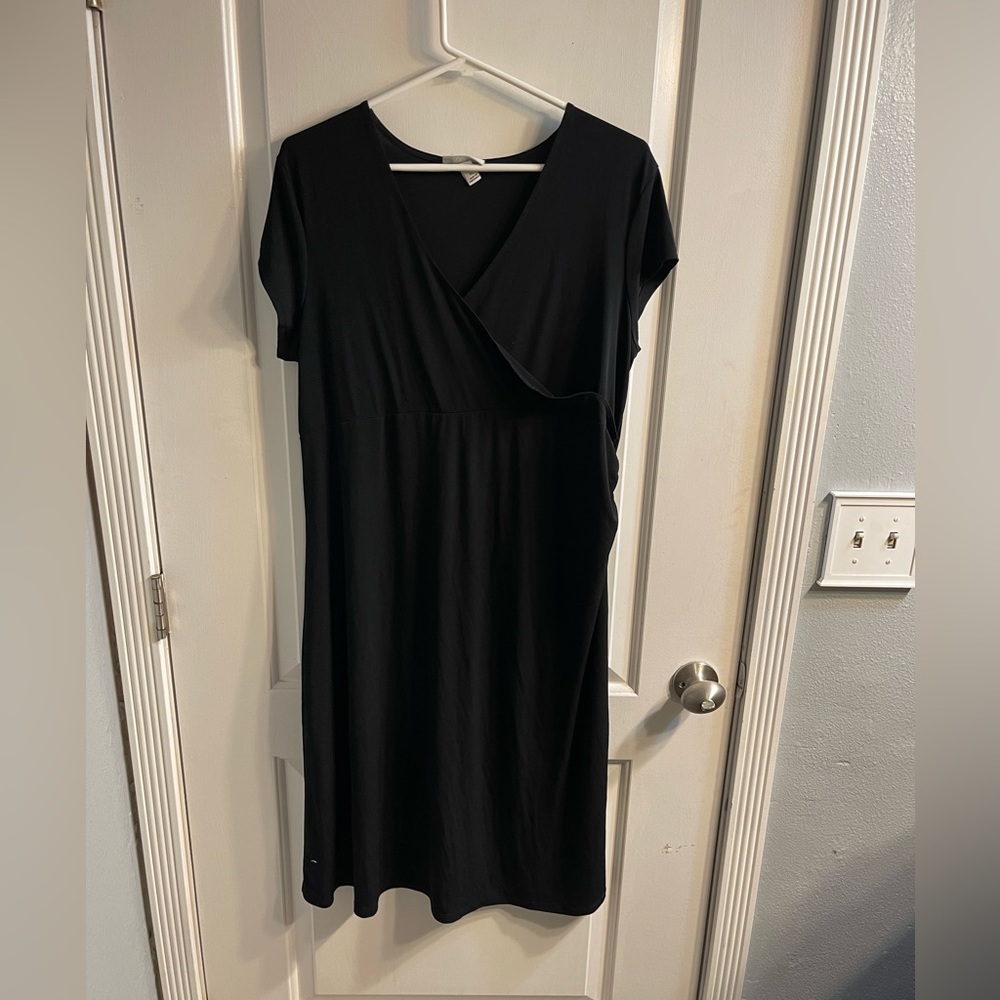 Black Maternity Dress Liz Lange XL